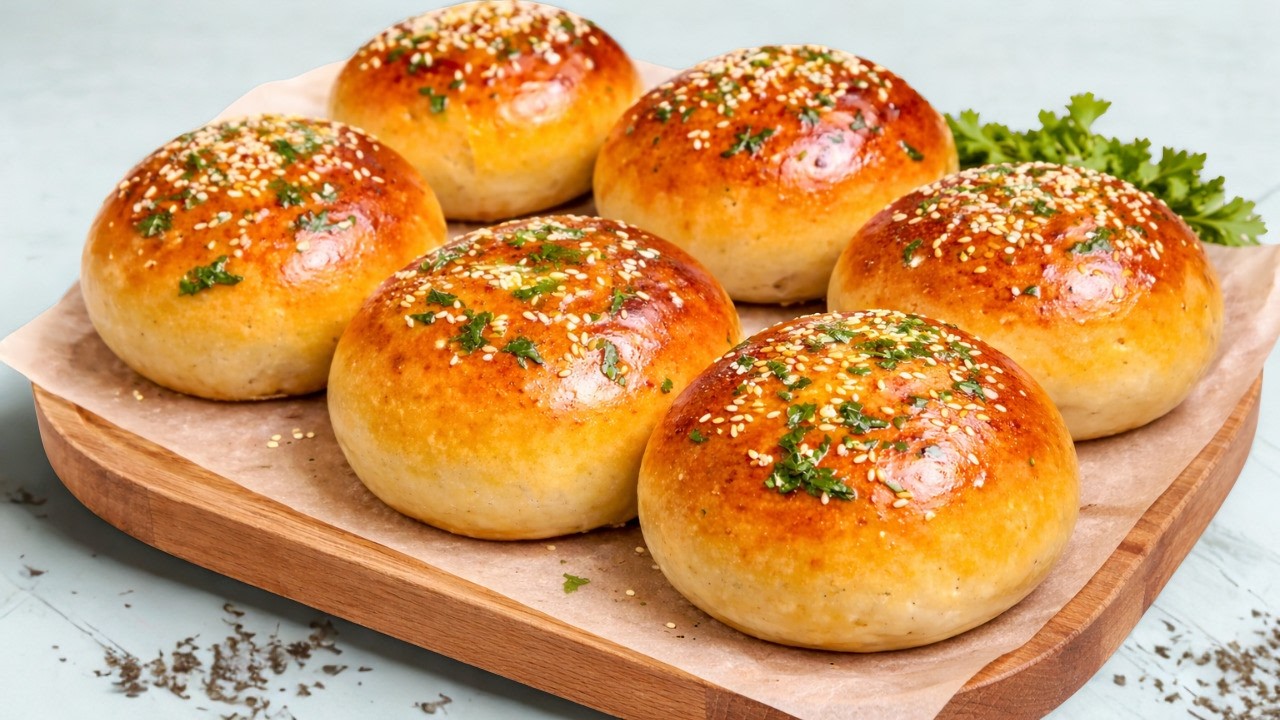 Chicken Stuffed Buns Recipe | Cheese Stuffed Buns #viral #trending #viralvideo #yt #recipe #foryou