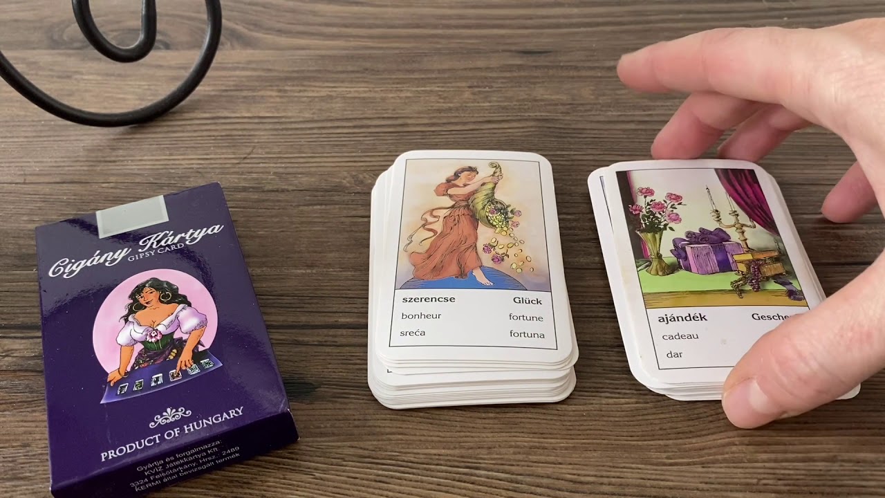 Zigeunerwahrsagekarten - Gipsy Cards - original meanings/ my meanings