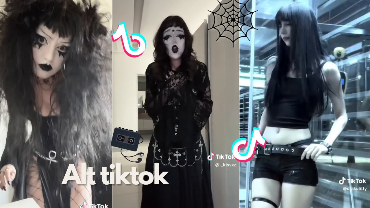 Alt tiktok compilation 12 🥀⛓️ #alt #goth #alternative #grunge #gothic