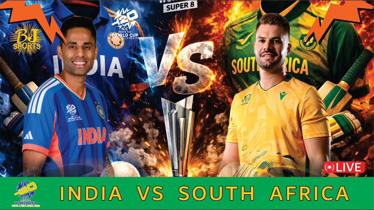 LIVE: India vs South Africa | Unbeaten Clash | T20 World Cup 2026 Super 8 | IND v SA
