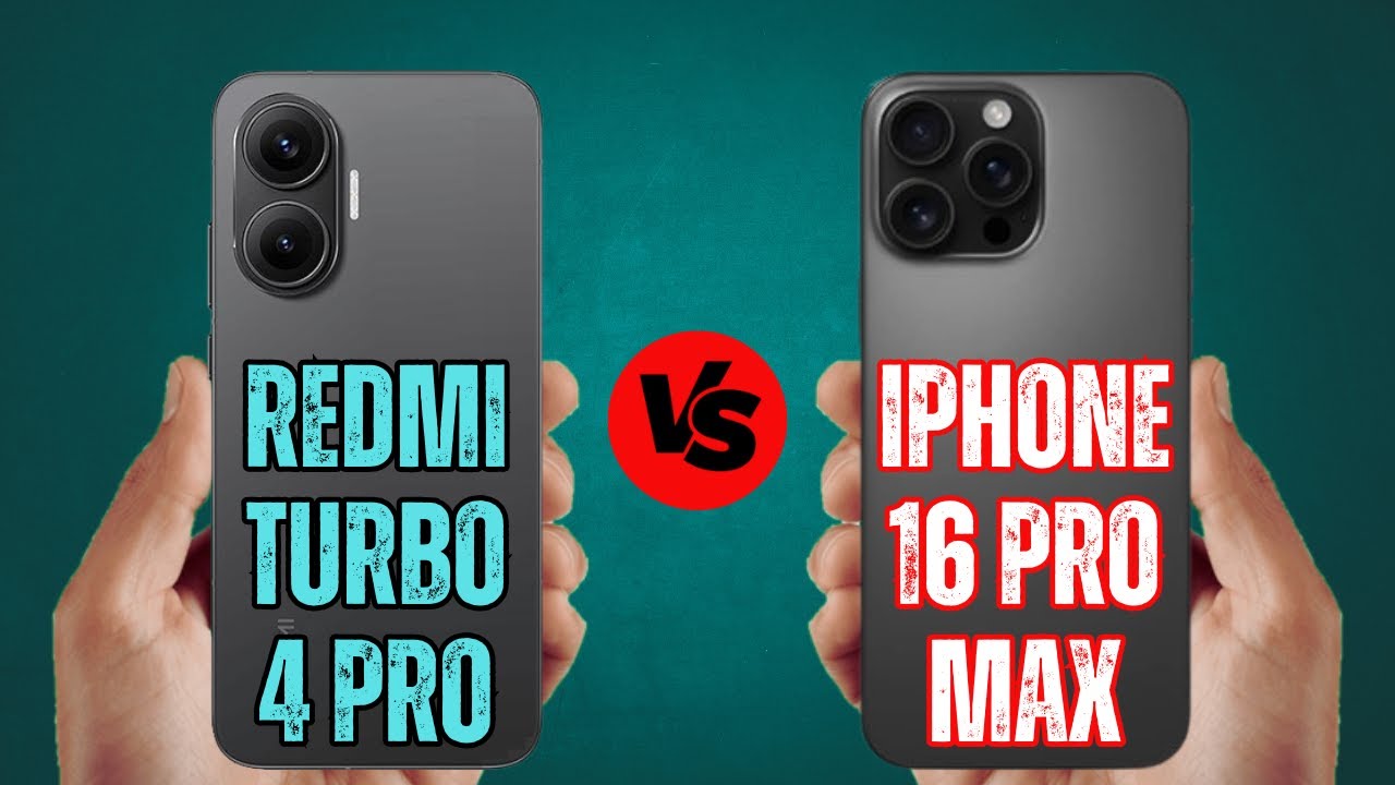 REDMI TURBO 4 PRO против iPhone 16 PRO MAX || ПОЛНЫЙ ОБЗОР