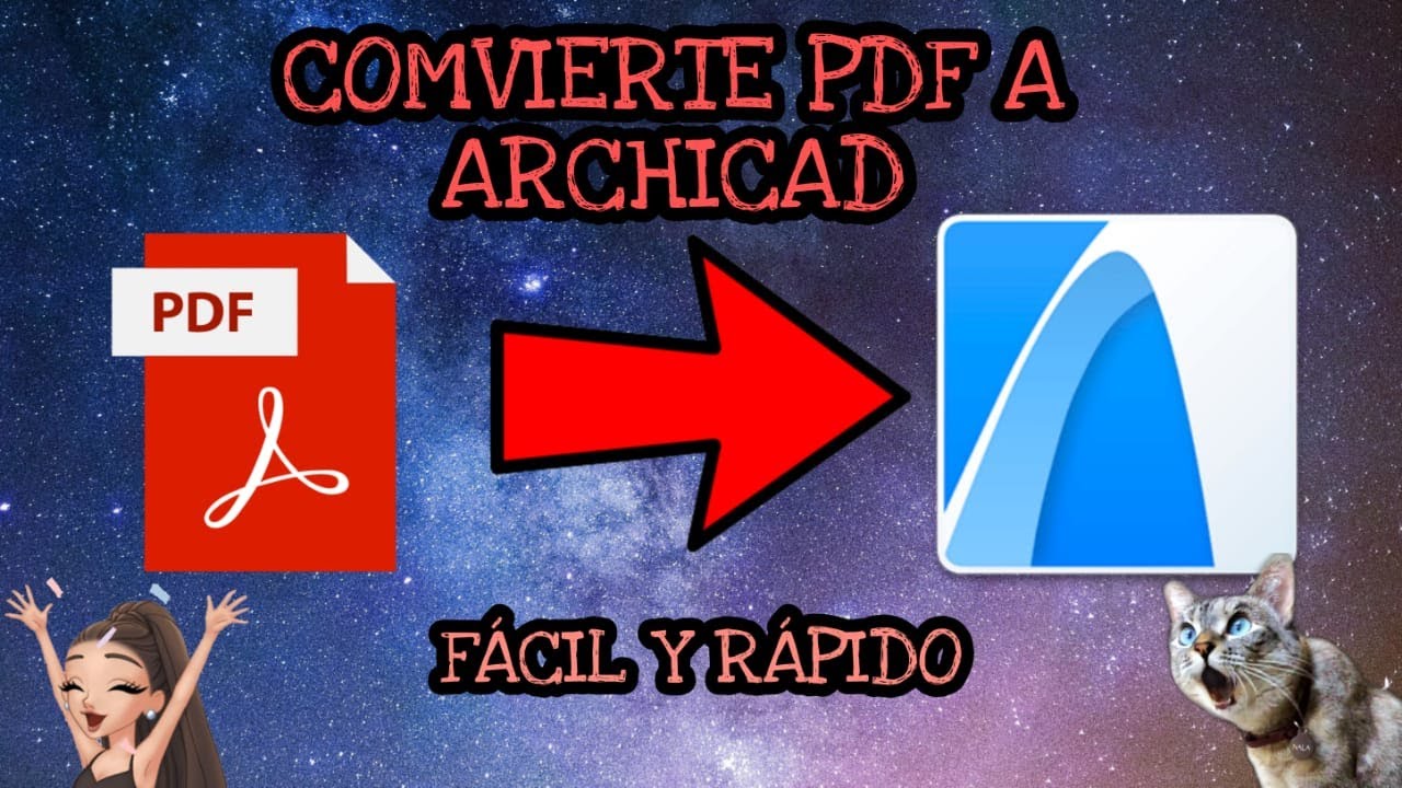 COMO COMVERTIR PDF A ARCHICAD? FACIL Y RAPIDO ¡¡