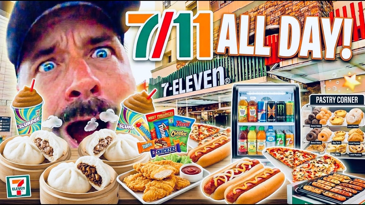 Американец тестирует филиппинский магазин 7-Eleven в течение 24 часов.