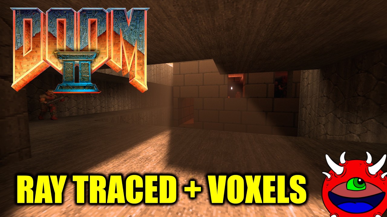 Doom 2 Ray Traced - GZDOOM RT + VOXELS - No Commentary Gameplay