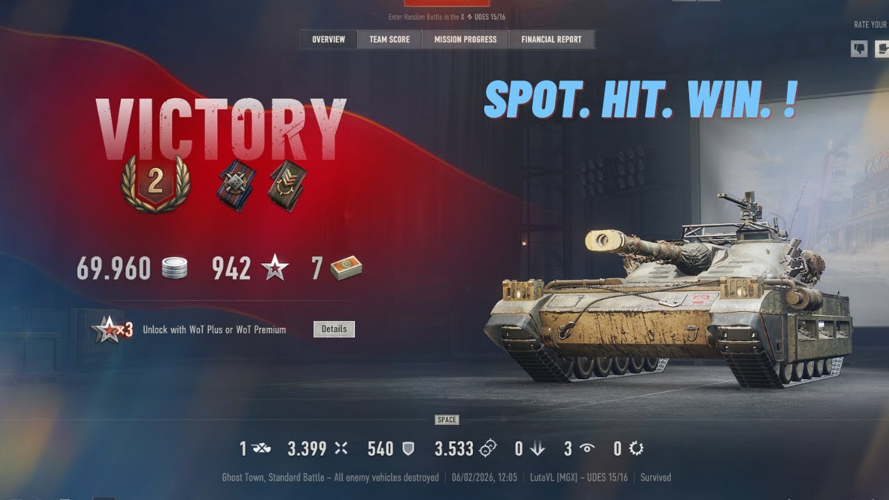 UDES 15/16 | Ghost Town Hunter – Spotting, Damage & Total Control