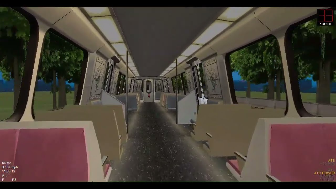 OpenBVE | WMATA Preview: New Red Line featuring 6000 and 7000 Series Railcars