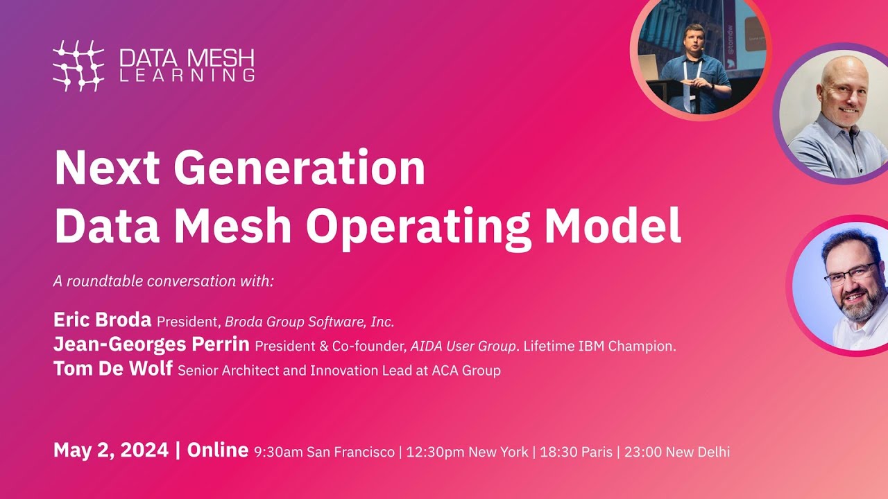 Next Generation Data Mesh Operating Model