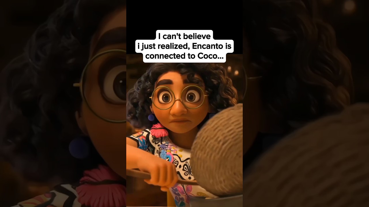 THIS IS CRAZY! 😱😱😱 #encanto #coco #pixar #disney #shorts