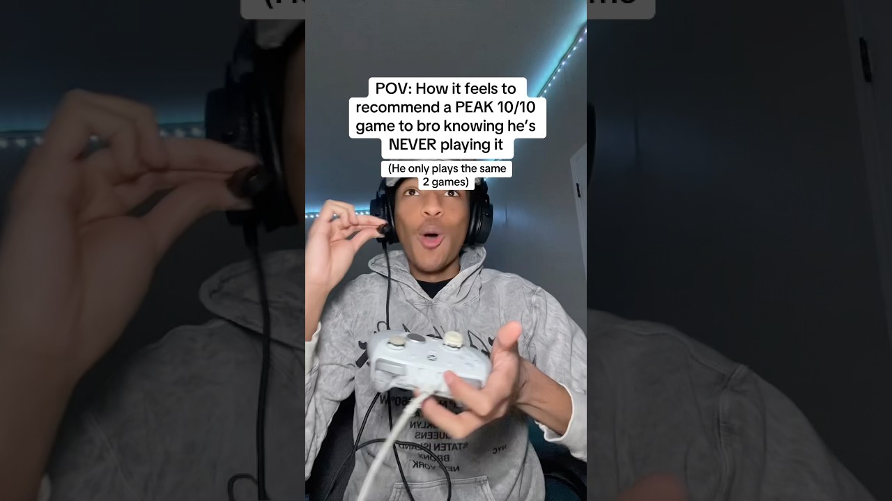 POV: When you recommend bro a game😭💔 | #fyp #relatable #gaming #viral #funny #shorts #friends