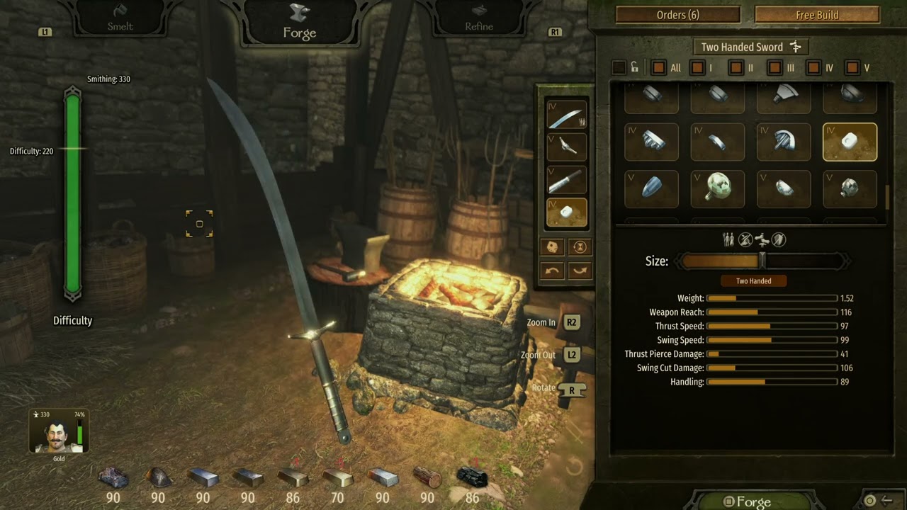 مختصر الحدادة(smithing) أفضل سلاح في لعبة  Mount & Blade II: Bannerlord