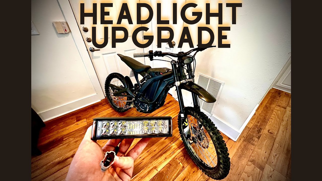 SUR RON (STEP BY STEP) HEADLIGHT PLUG N PLAY UPGRADE!