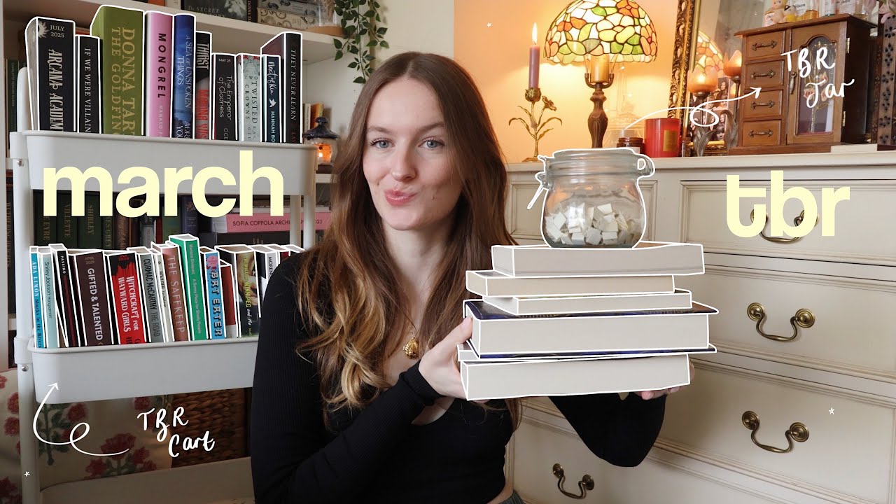 tbr prompt jar picks my march reads 🌷🫙📖