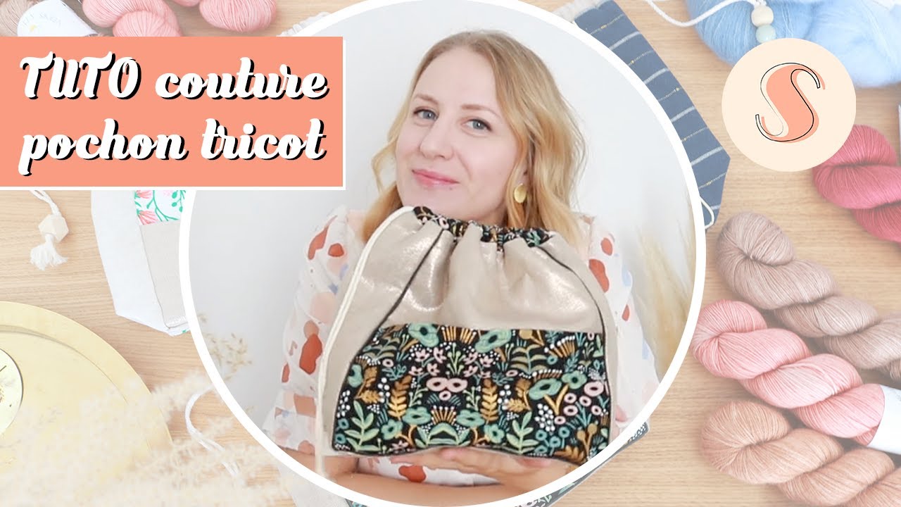 TUTO / Coudre un pochon tricot