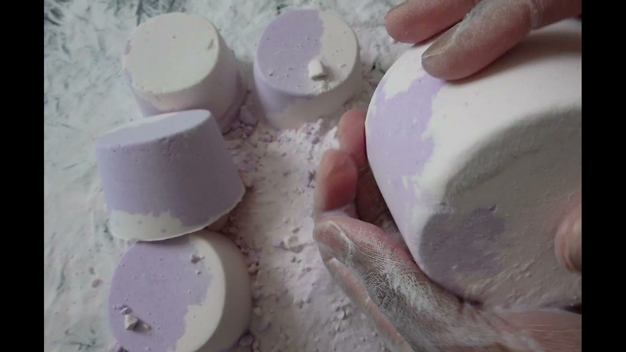 Asmr baking soda // Hard crushing