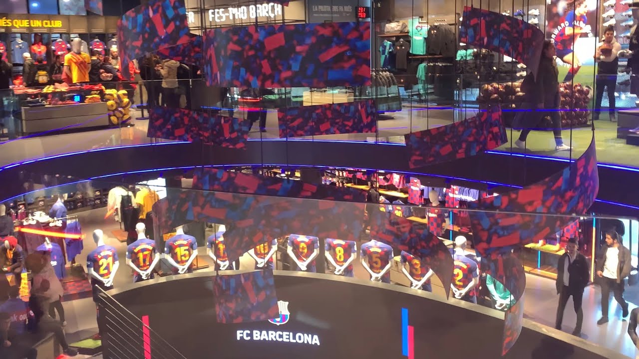 FC Barcelona megastore shopping 🇪🇸