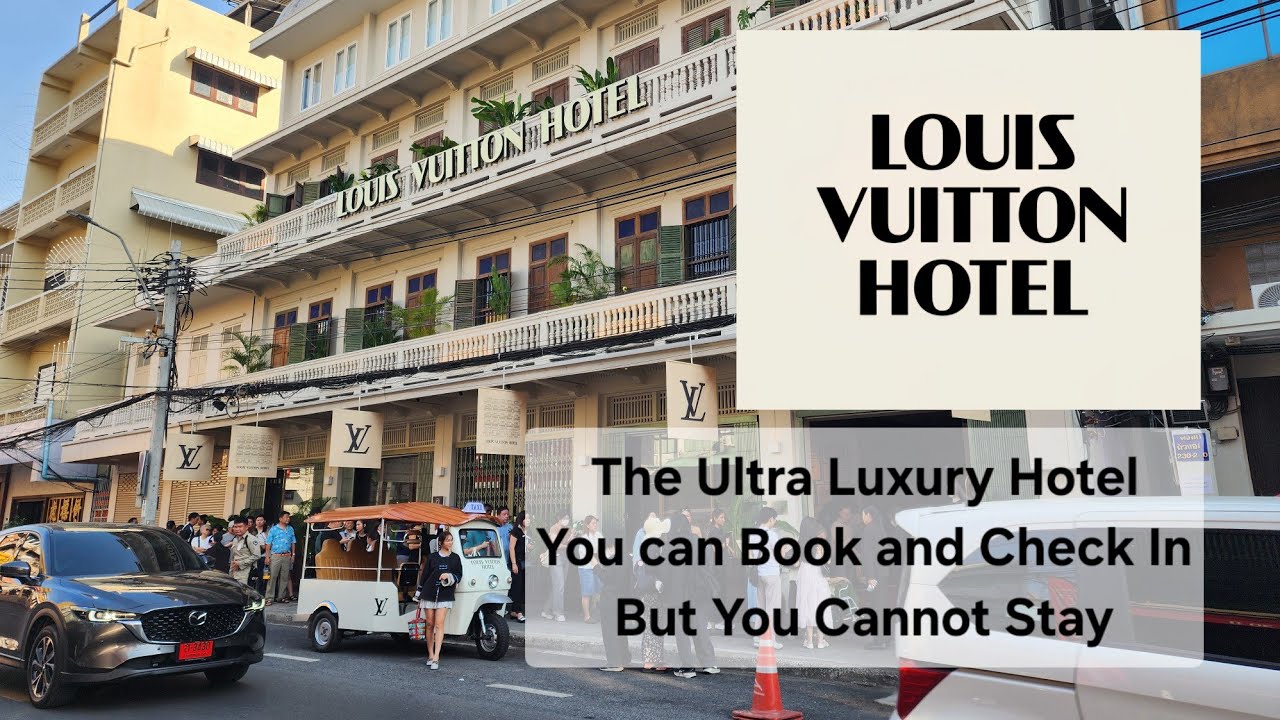 Louis Vuitton Hotel Bangkok Thailand Where You can Check-In for a 30 minutes Stay in Ultra Luxury