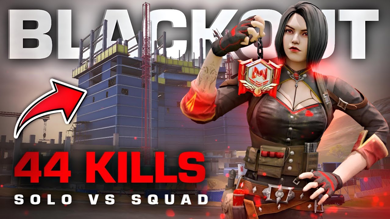 44 KILLS SOLO VS SQUAD Blackout Full GAMEPLAY CODM