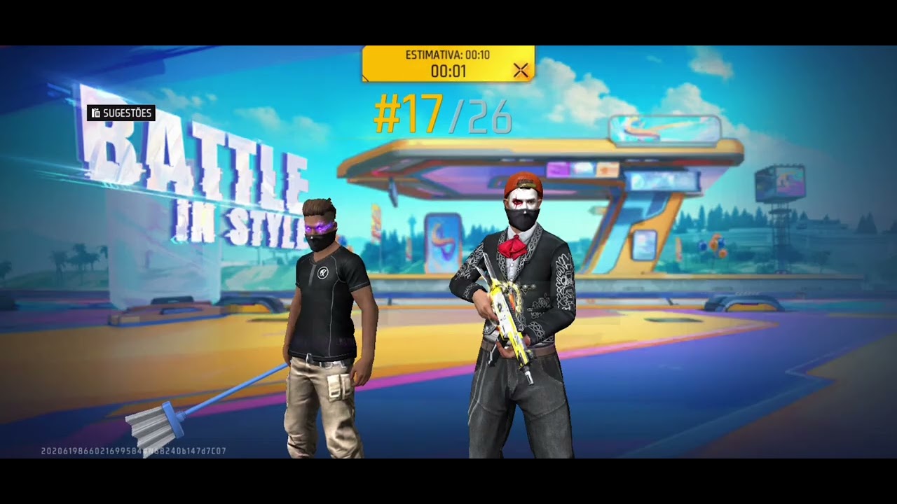 Jogando FF com meu amigo @pauloFF-t6h 