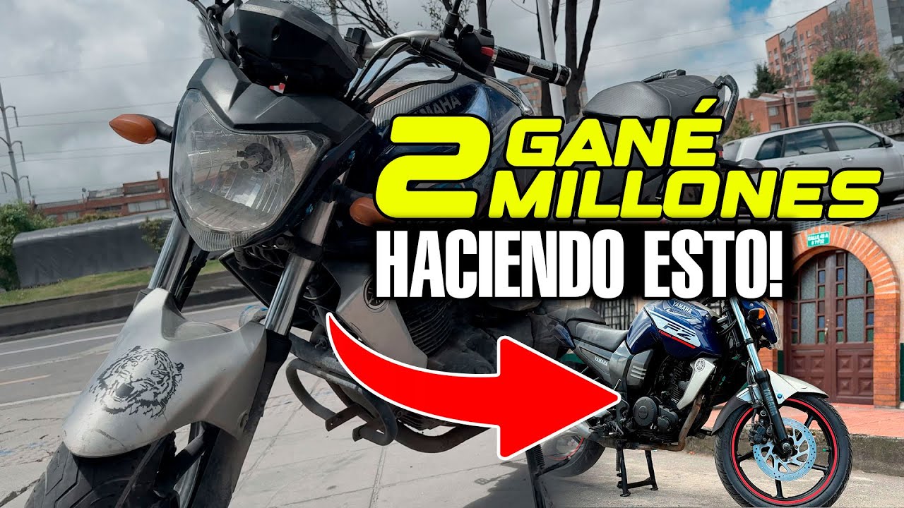 SU MOTO ESTA IGUAL? MIRE COMO SE DEJA NUEVA ✅ YAMAHA FZ 16