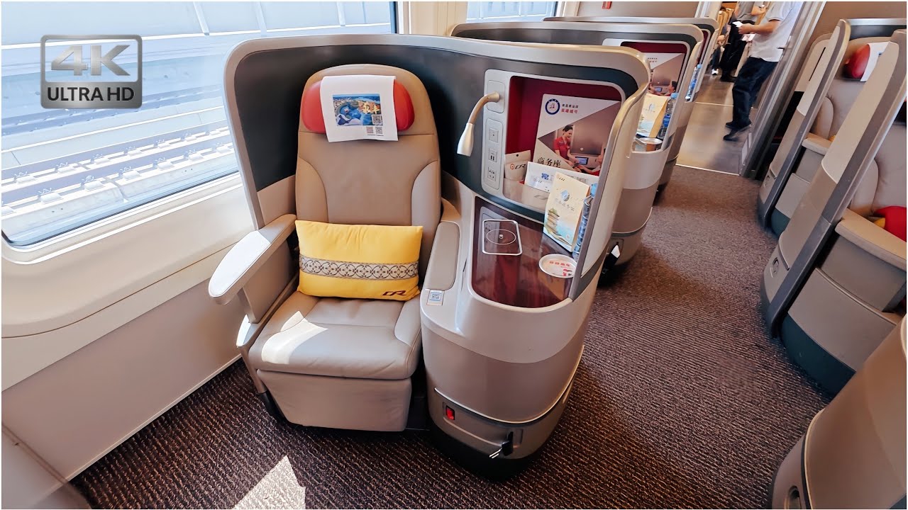 Only $6.99?! Business Class on a 350km/h Bullet Train to China's $17 Billion Daxing Airport🇨🇳