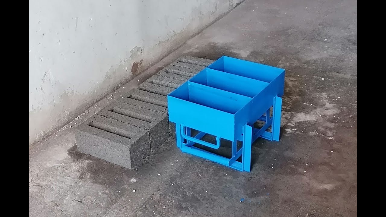 BLOQUERA MANUAL VIII: NUEVO MOLDE TRILLIZO PARA LADRILLOS SÓLIDOS DE CONCRETO