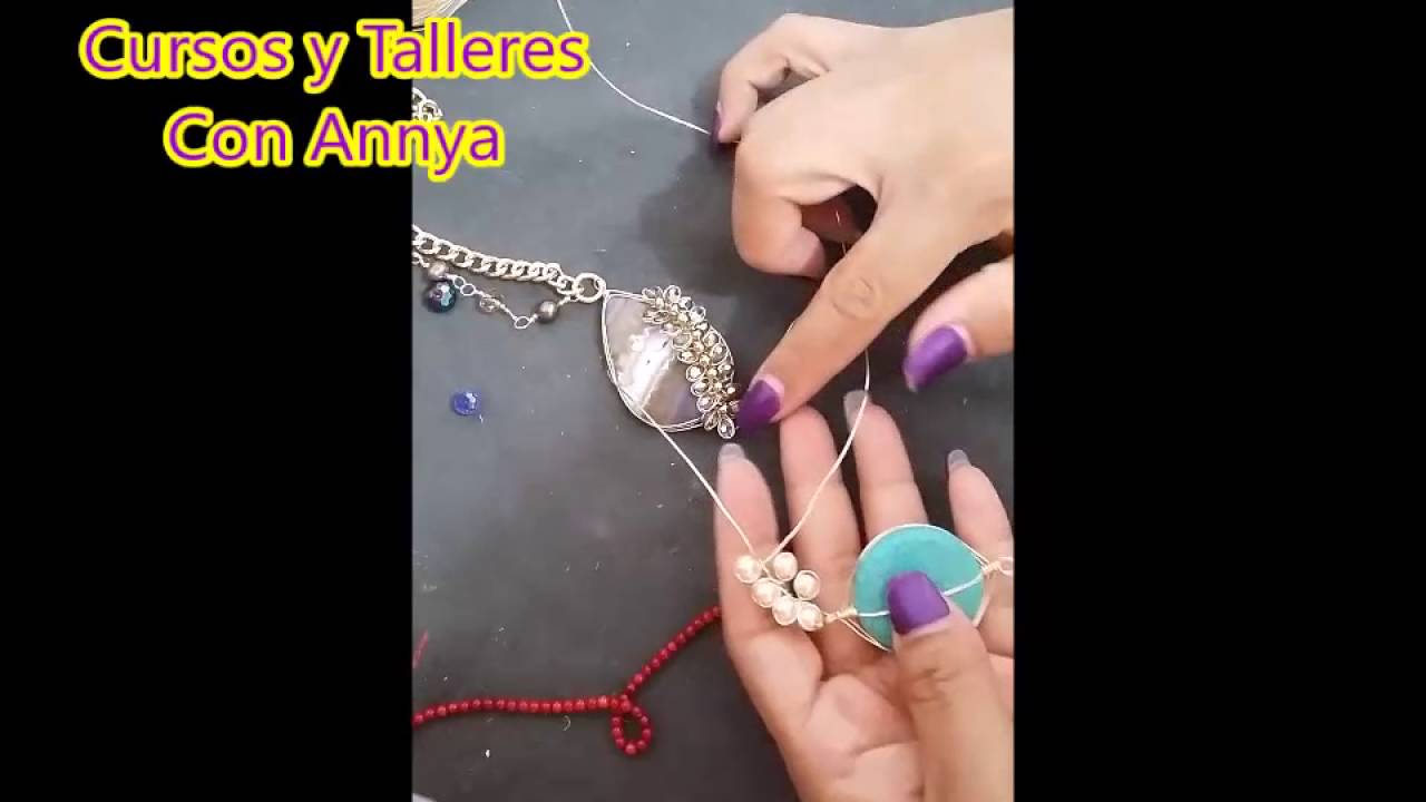 Alambrismo ,  Espiga Con diseño por un lado