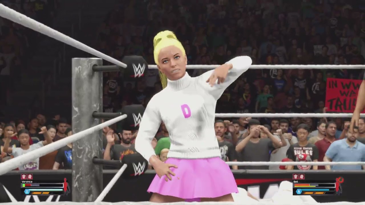 Veronica Vs Bell #ppgd WWE 2K25