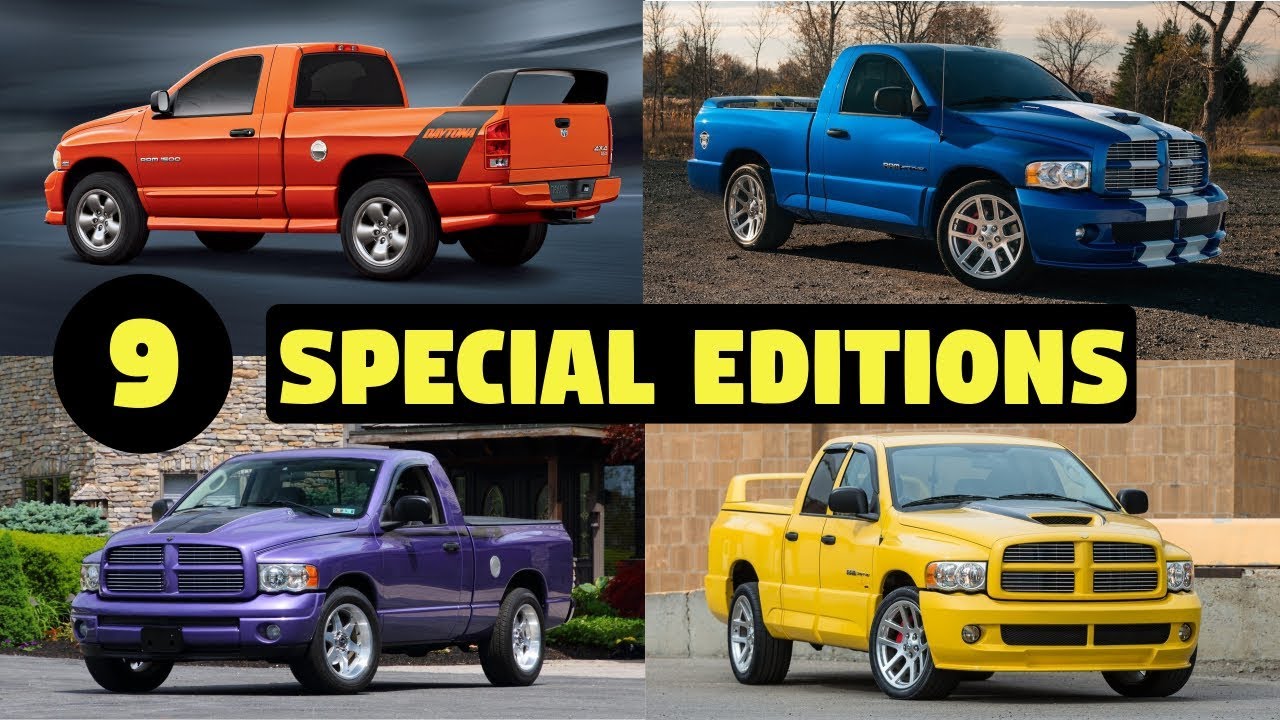 9 специальных и лимитированных пикапов Dodge Ram 1500 — РЕДКИЕ!