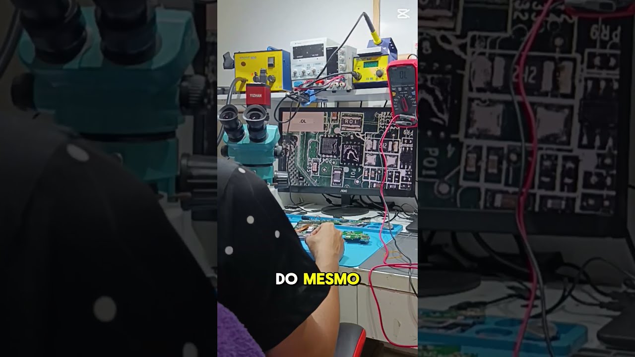 Notebook Dell Inspiron 14R n&atilde;o liga; Placa em curto!!! Troca de mosfet + 2 capacitores!!!