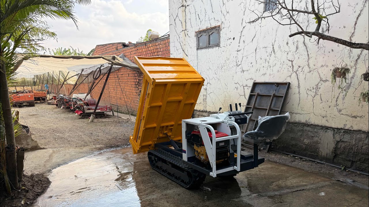 xe rùa bánh xích máy dầu tải 1 tấn ac lh.0352.12.3979