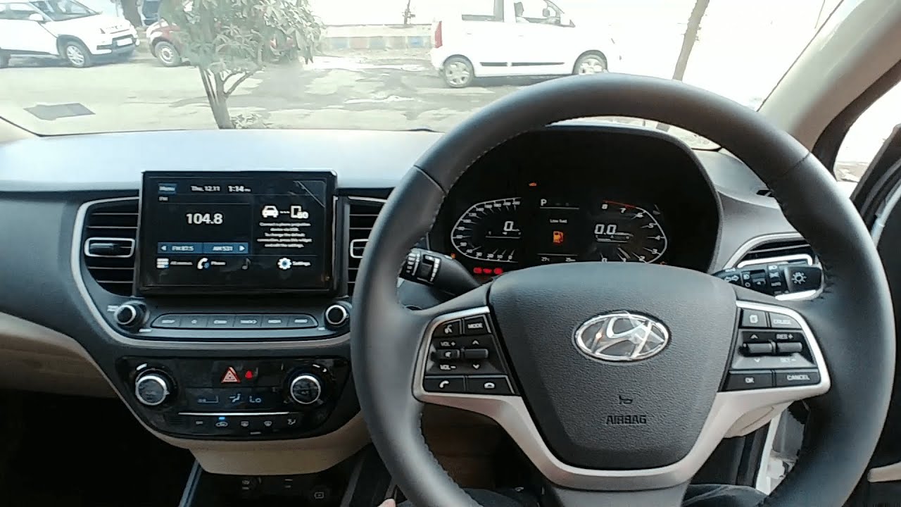 2020 HYUNDAI VERNA SX CVT AUTOMATIC PETROL | INTERIOR FEATURES WALKAROUND