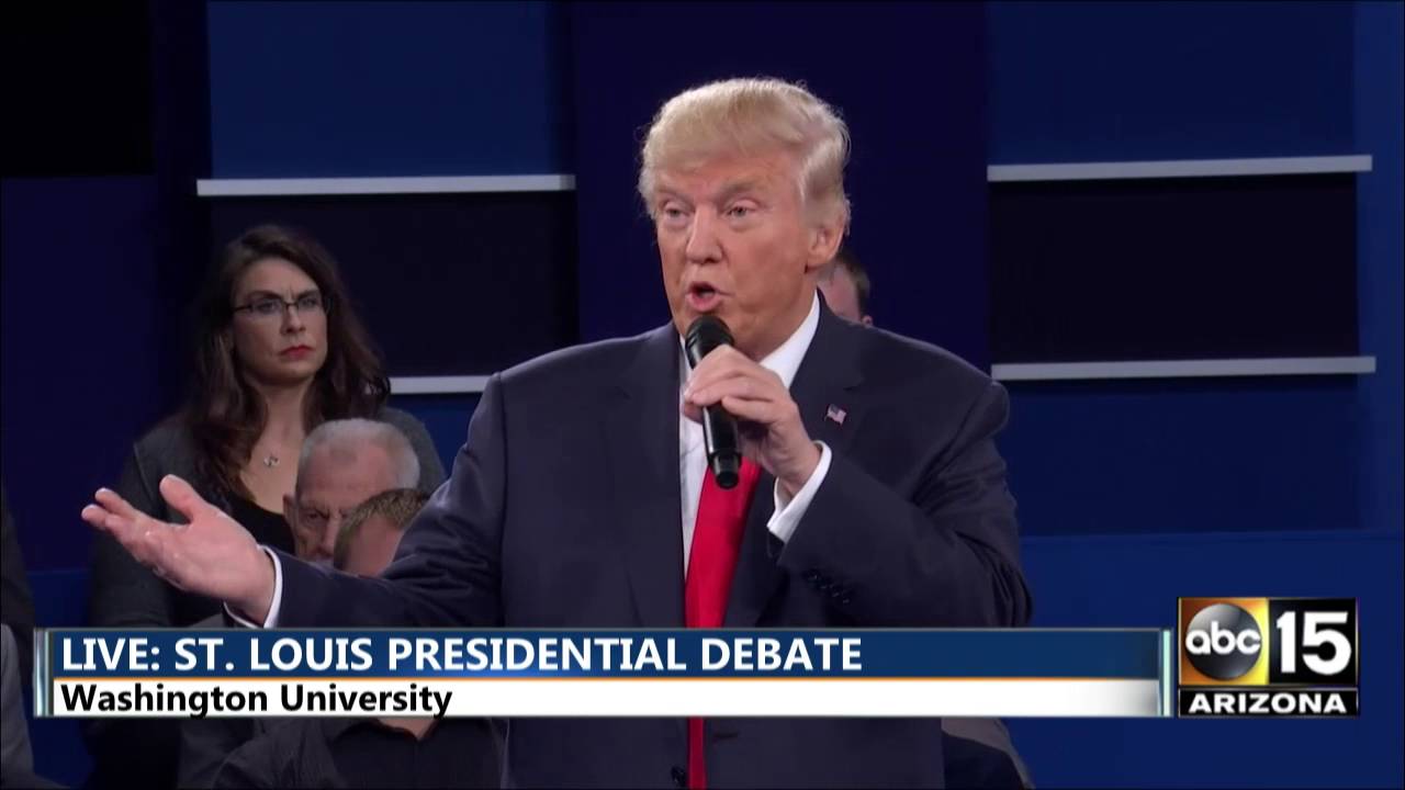 Presidential Debate - DT on federal income taxes - Hillary Clinton Donald Trump