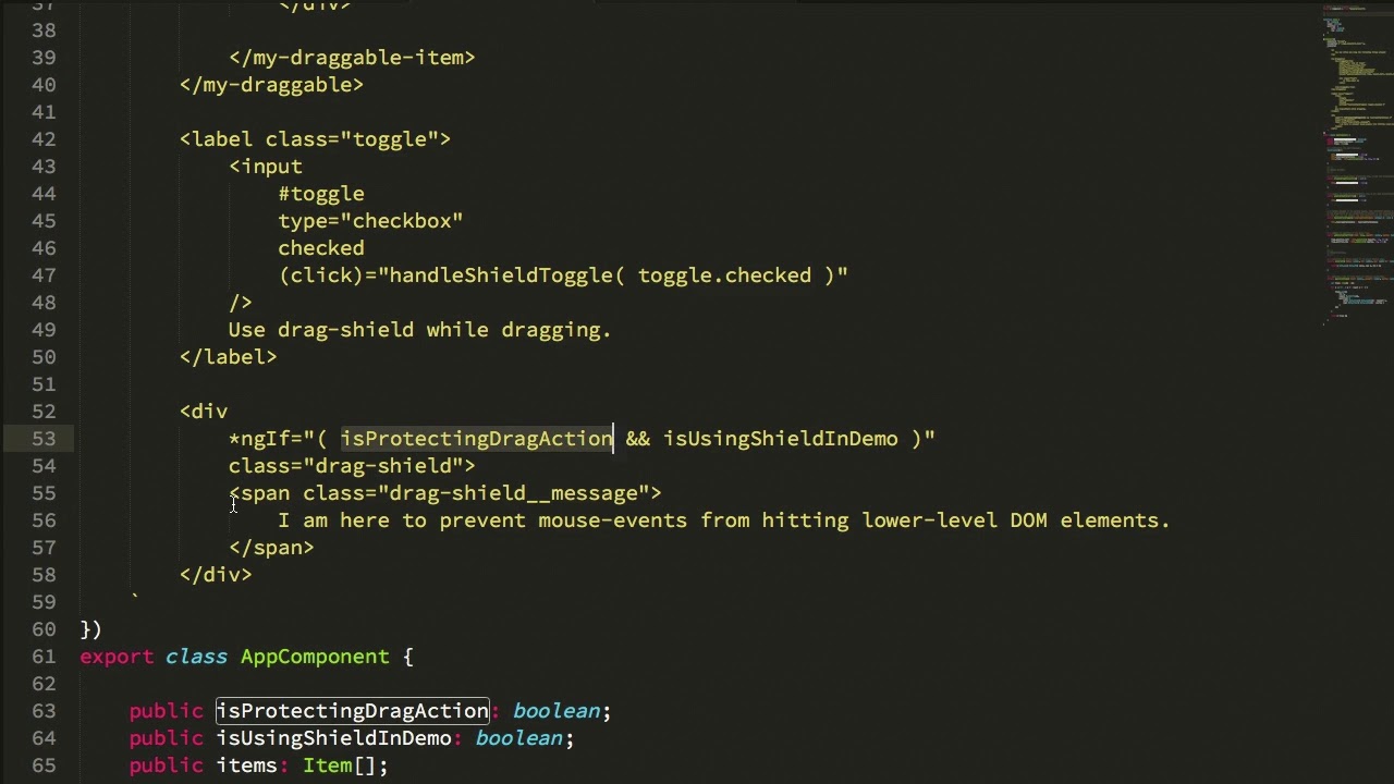 Using A &ldquo;Drag Shield&rdquo; To Block Mouse Events During A Drag-And-Drop Workflow In Angular 7.1.2