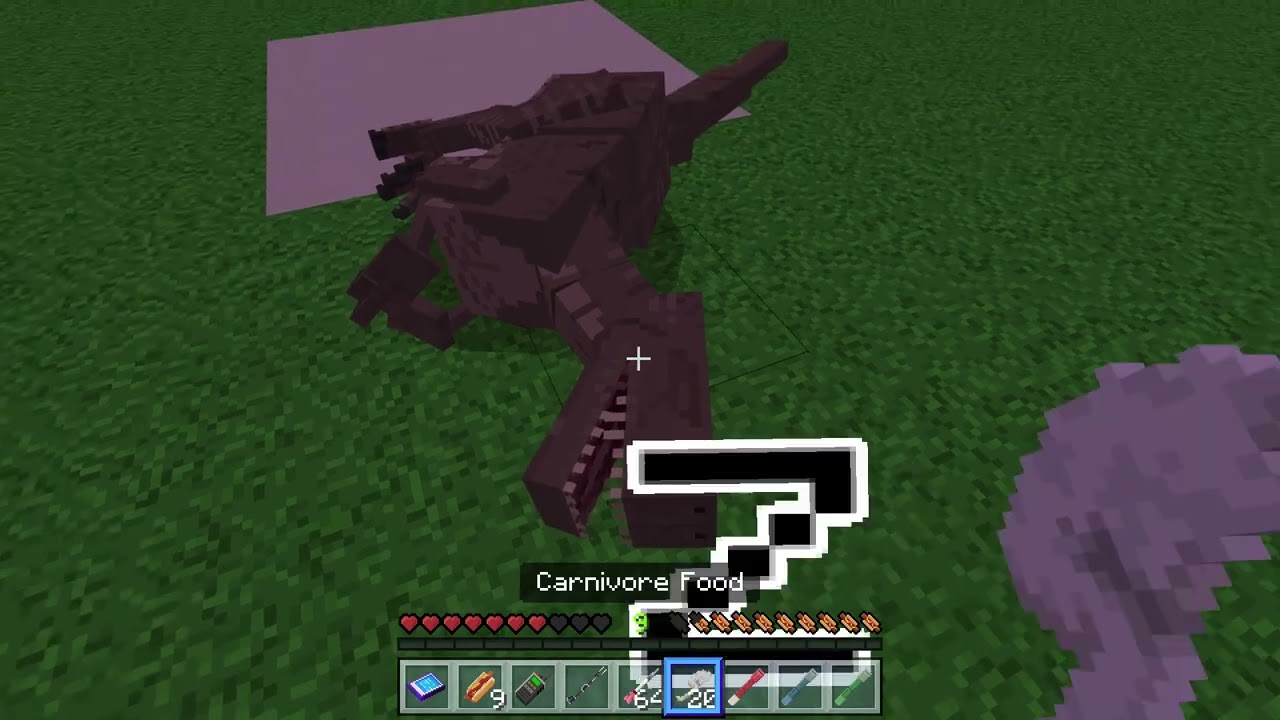I Tamed A Velociraptor In Minecraft Jurassic World! #2