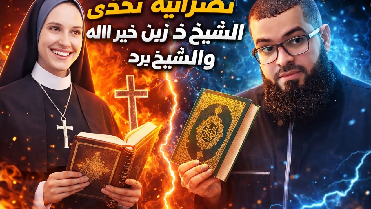 مسيحية تريد دخول الاسلام بعد الاجابة على اسئلتها #الشيخ زين خير االه#لايك 