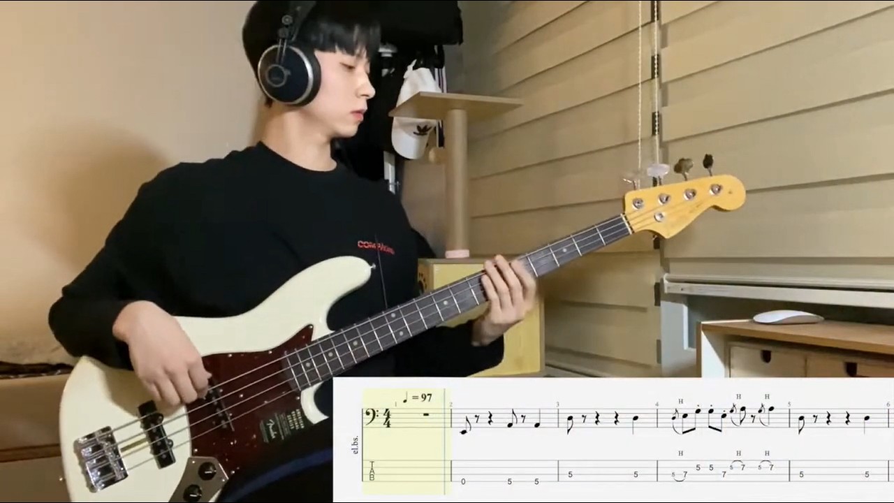 サチモス (Suchmos)「GIRL」ベースTAB譜 (Bass Cover)