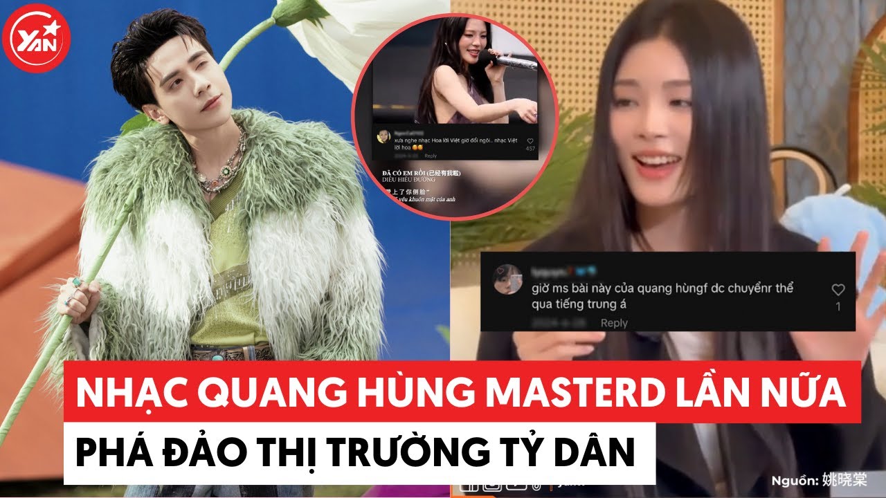 Nhạc Quang Hùng MasterD lần nữa phá đảo thị trường tỷ dân #quanghungmasterd