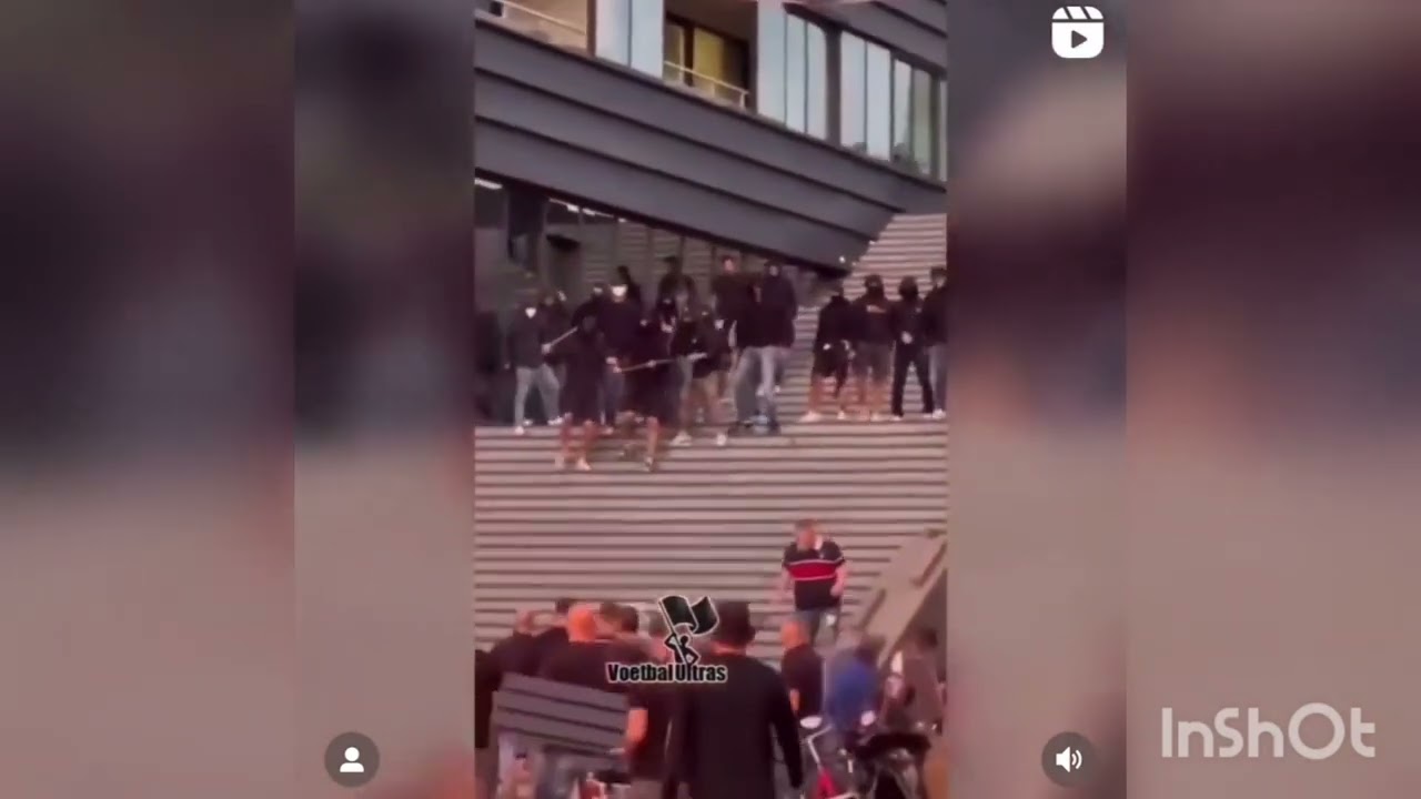 FC Twente Hooligans fight vs Fiorentina Hooligans 24-08-2022