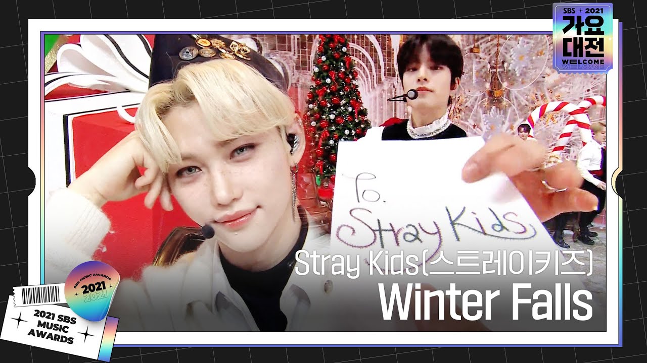 Stray Kids(스트레이키즈), 겨울 느낌 가득한 &lsquo;Winter Falls&rsquo; 무대ㅣ2021 SBS 가요대전(2021sbsgayo)ㅣSBS ENTER.