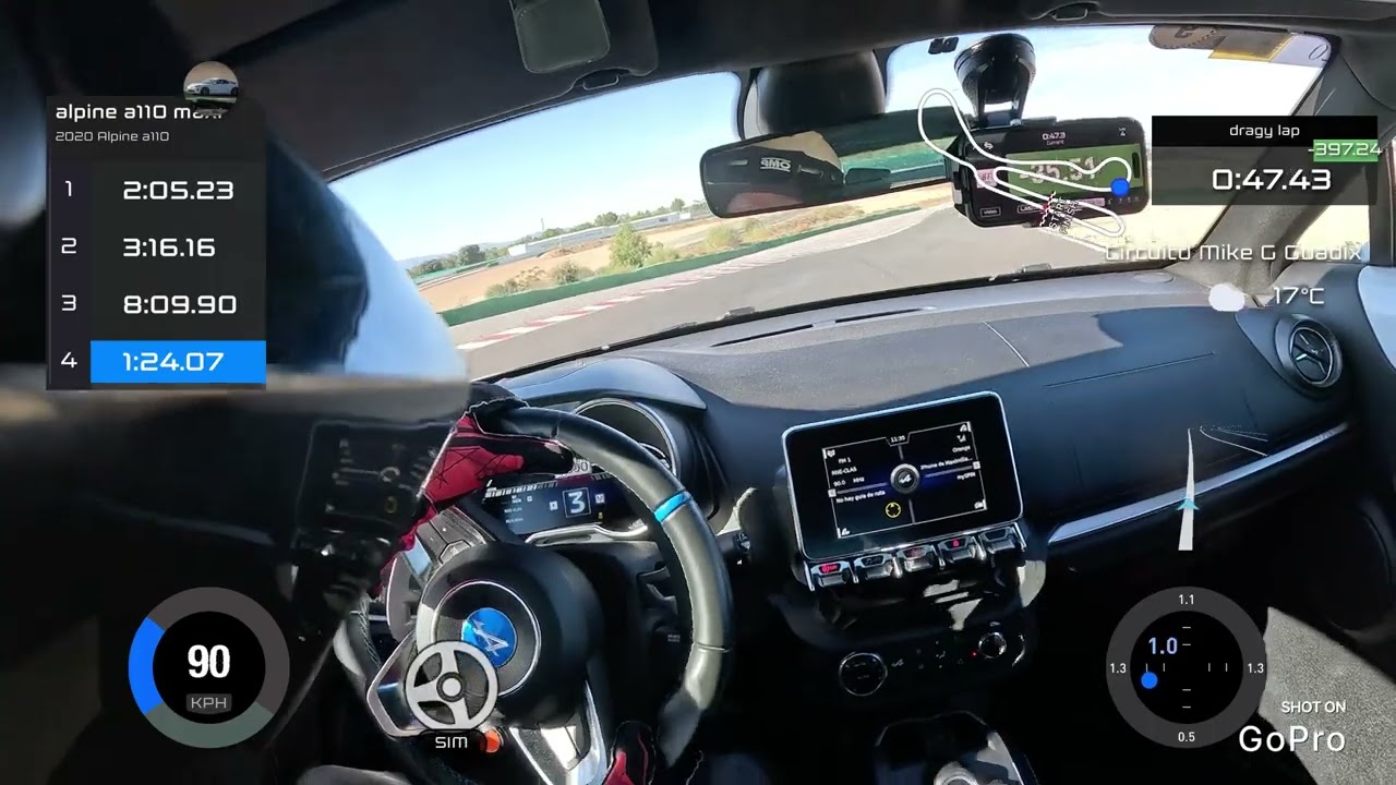 Hot lap Circuito Mike G Guadix 1:24.07