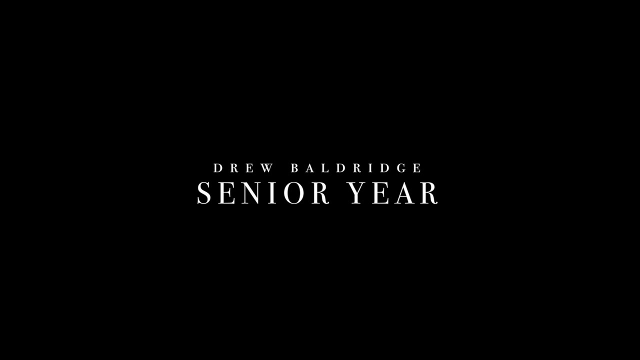 Drew Baldridge - Senior Year (Tour Video)