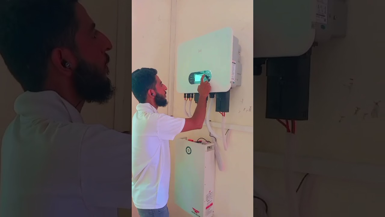 Alhamdulilah 10kw goodwe hybrid inverter installed with lithium battery