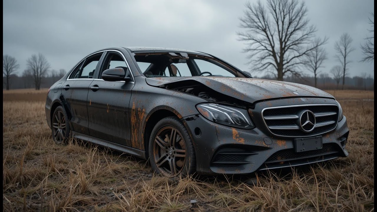 Restoring a Mercedes-Benz E300 After a Devastating Accident