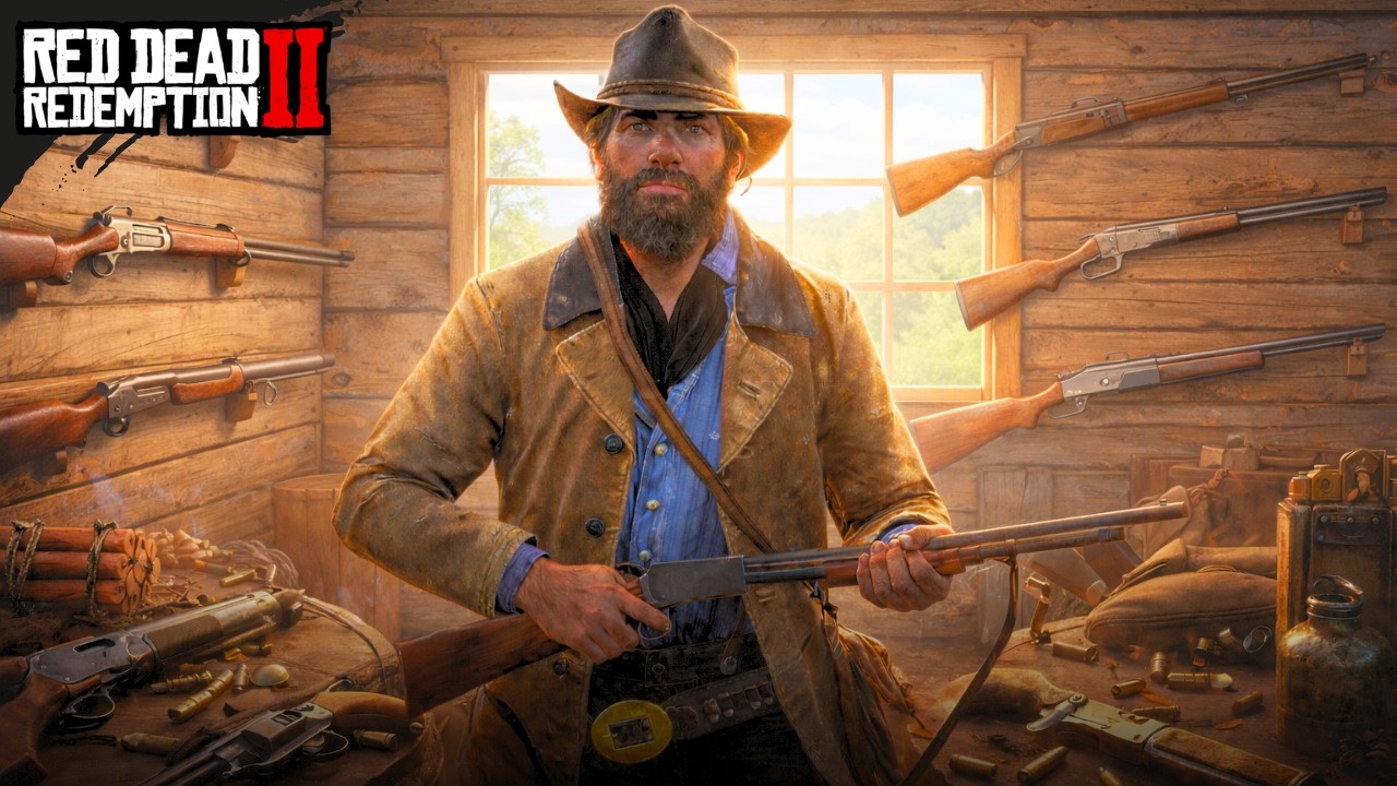 Винтовки и скорострельные винтовки в RDR2: рейтинг и пояснения.