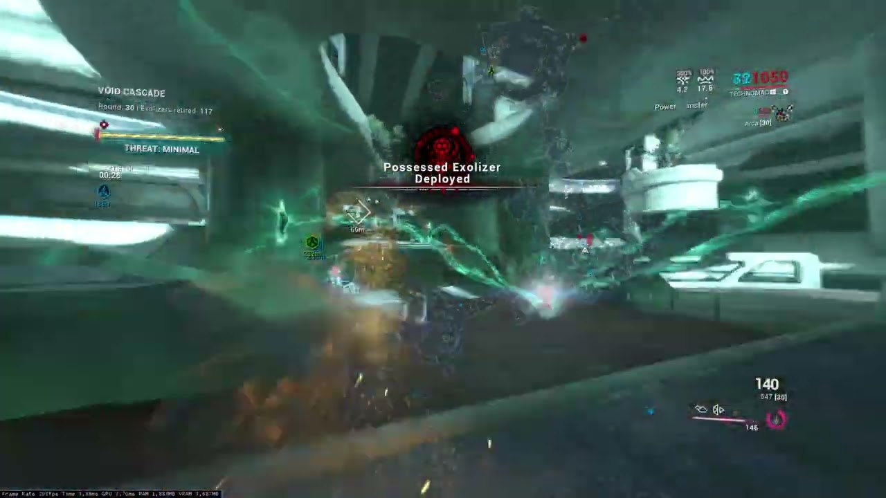 Gauss Xata's Whisper Magistar Void Cascade Solo Level Cap (127 exolizers)