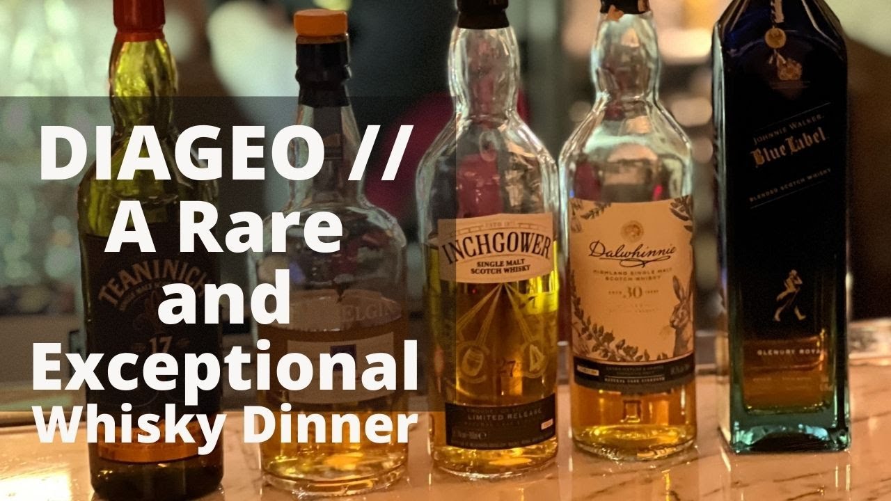DIAGEO Rare & Exceptional Whisky Dinner // Solaire World Whisky Day