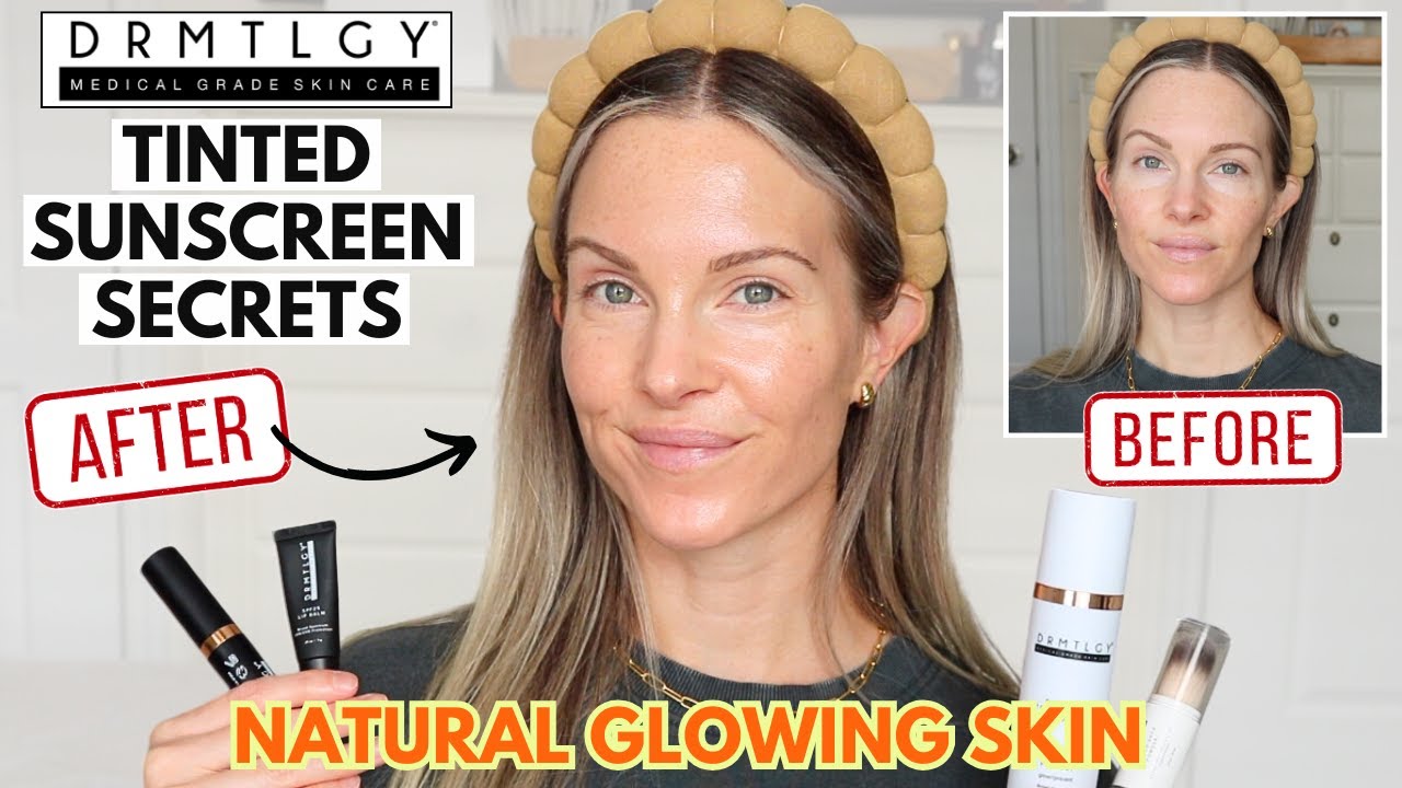 4 DRMTLGY FAVORITES FOR A FLAWLESS “NO-MAKEUP” LOOK - THIS SKINCARE ROUTINE IS GAME CHANGING!