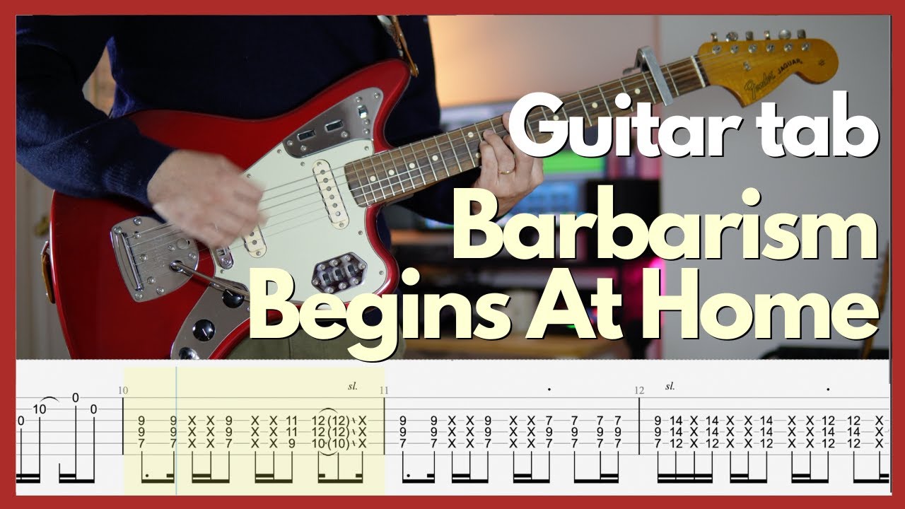 The Smiths - Barbarism Begins At Home (guitar tabs)