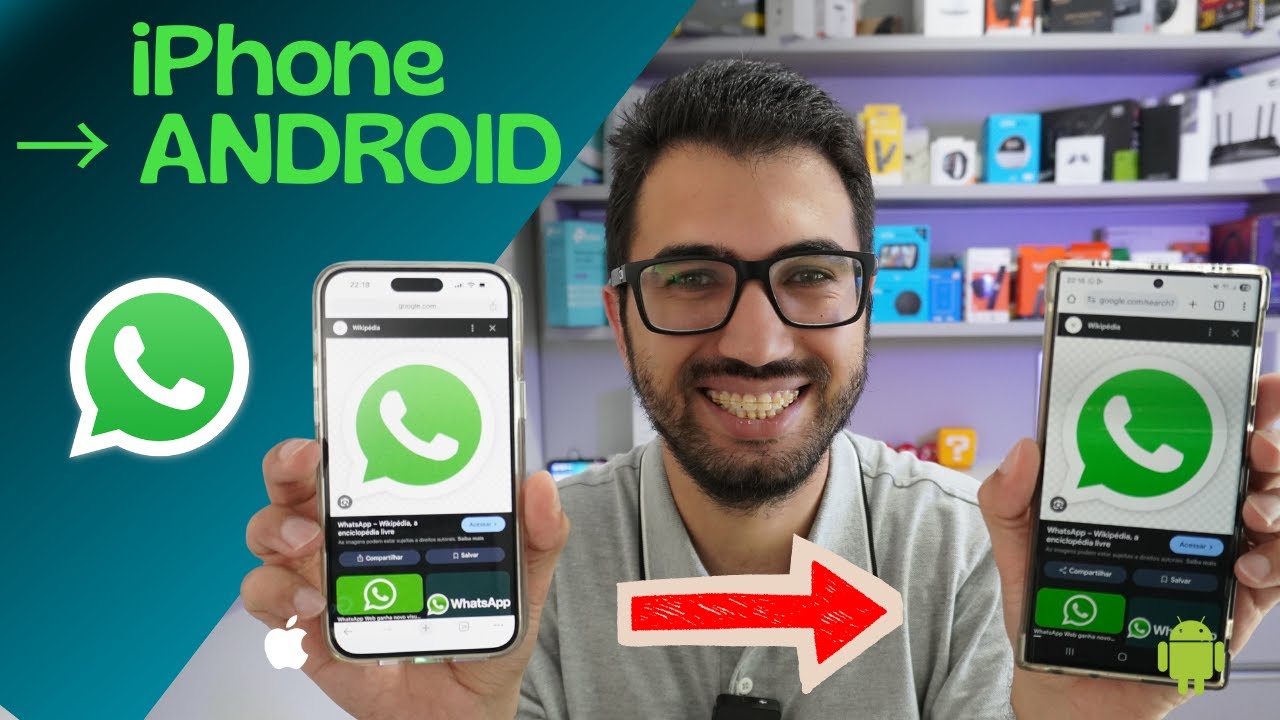Como Transferir Whatsapp do iPhone para Android (grátis e fácil)