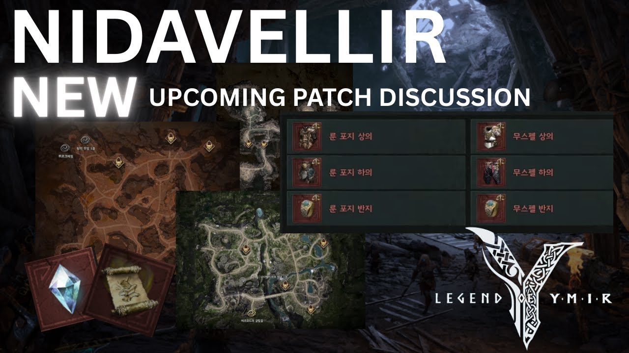 LEGEND OF YMIR - NEW Map NIDAVELLIR | AWAKENING SYSTEM ( TIER 3 INFO ) | UPCOMING PATCH
